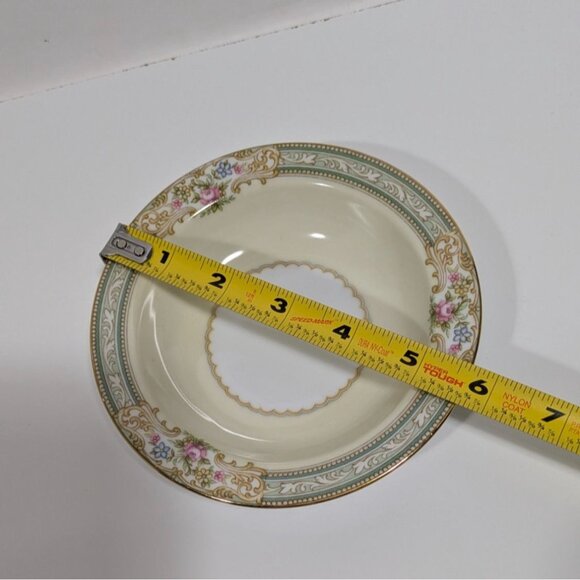 Noritake Lynbrook Berry Bowl Floral Gold Trim Porcelain Japan Vintage - Picture 2 of 8